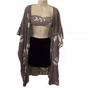 Oneil Kimberly kimono swim cover-up and 2 swim tops swim top